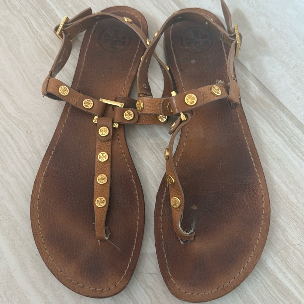 Tory Burch studded flats